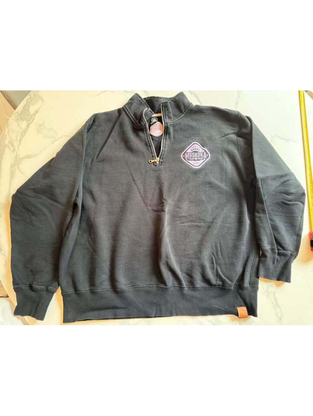 Bear Wear black sweater half zip XXL